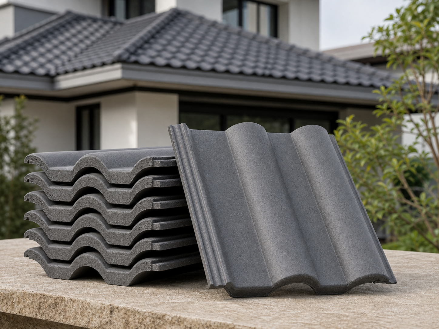 Tấm Giả Ngói Đá Ardex Xám Anthracite